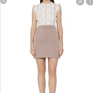 Reiss sally lace luxury dress size 8 (small)